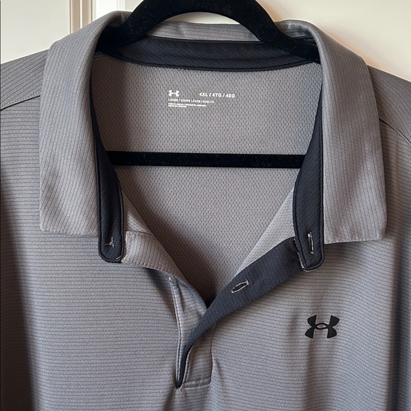 Under Armour Dark Gray Polo Shirt 4XL - Picture 2 of 9